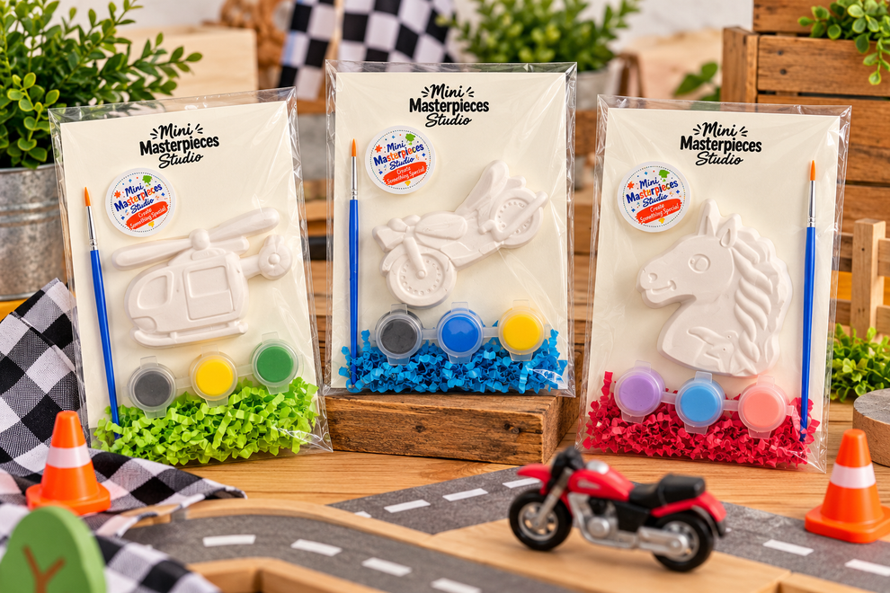 Small Paint-Your-Own Plaster Kit – Mini Masterpieces Studio by DCoe